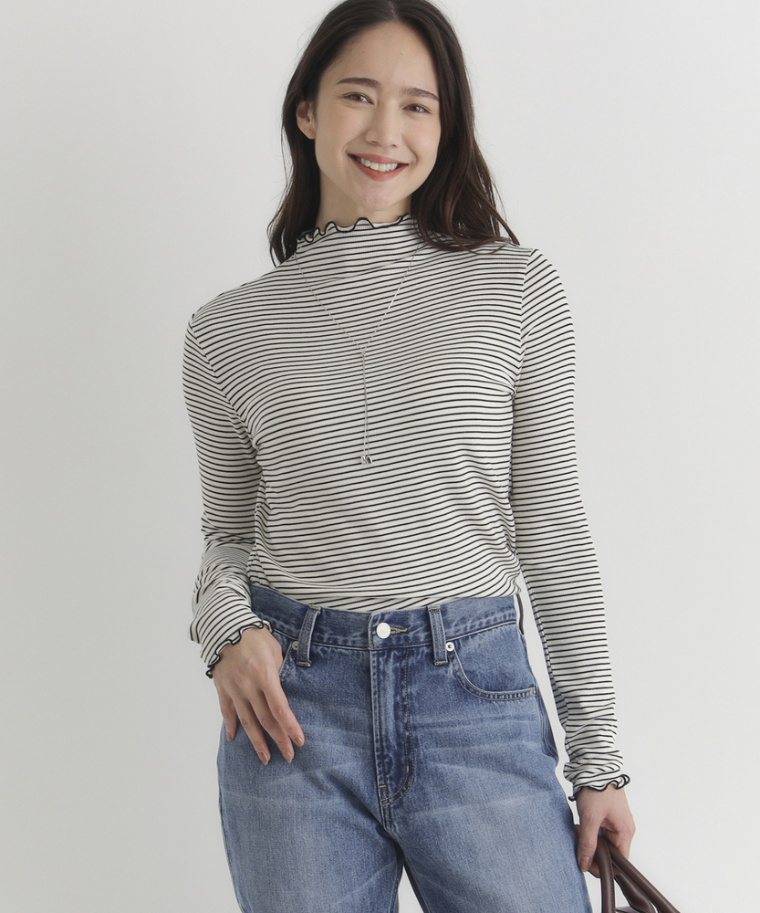 ハイネックロングスリーブTシャツ