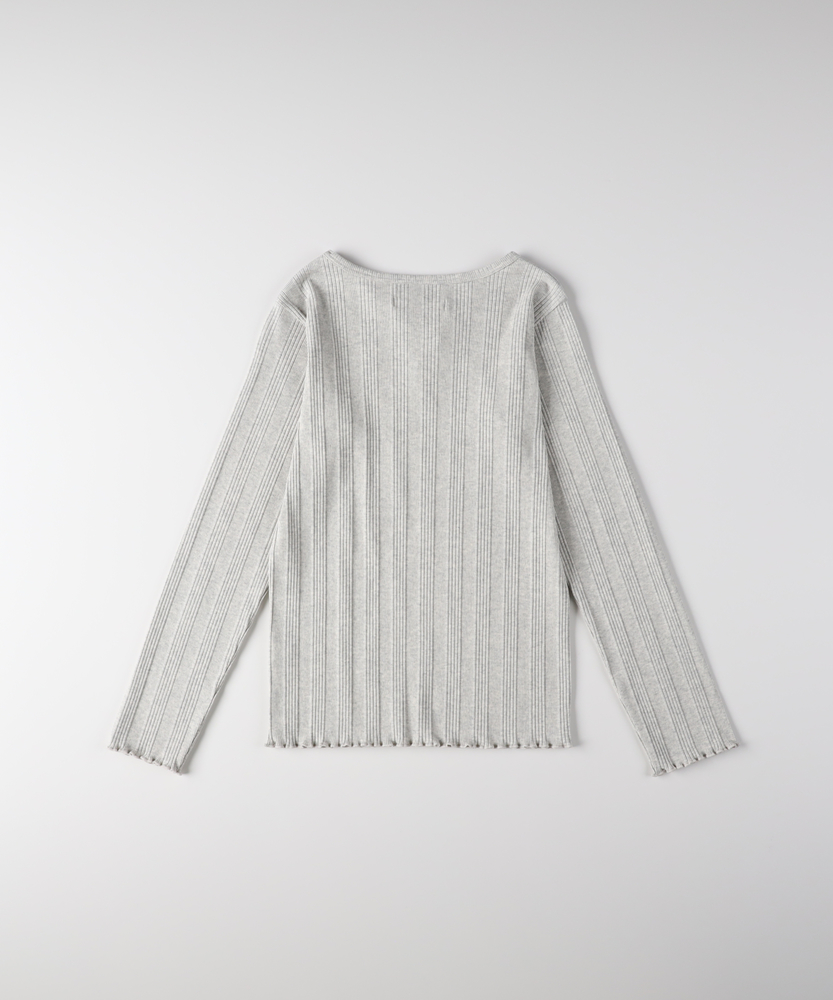 アイボリーカットオフロンt 新品 専用ページ ランダムリブメローロンTシャツ(S オフシロ): トップス｜Right-on公式