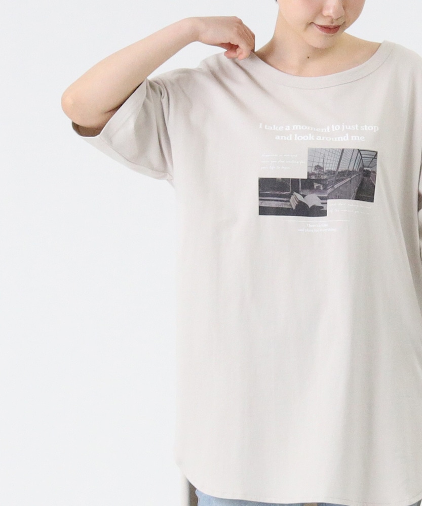 前後差フォトプリントワンピース ジーンズセレクトショップ ライトオン