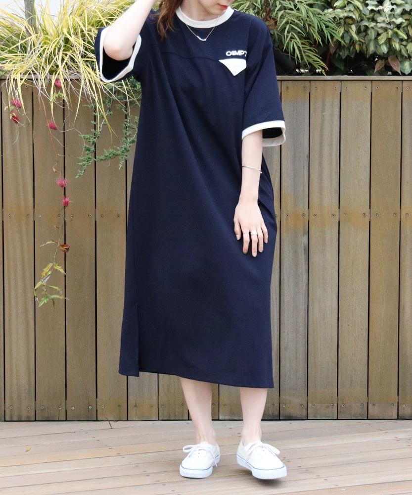 バックエンボスワンピース ジーンズセレクトショップ ライトオン