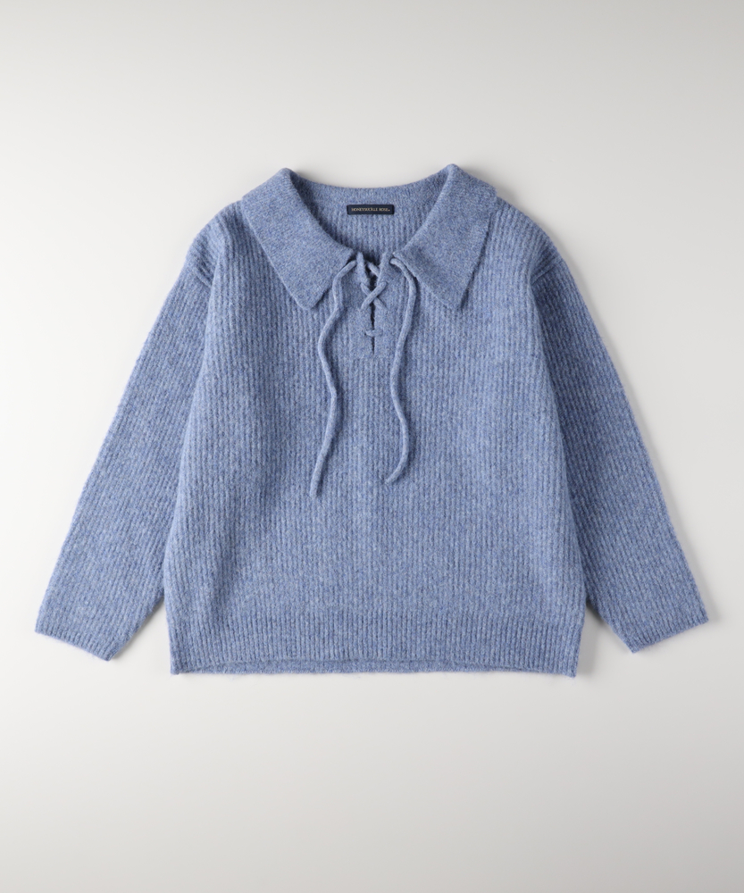 <カートにて10％off：WEB限定/12/8まで>メランジスキッパーセーター