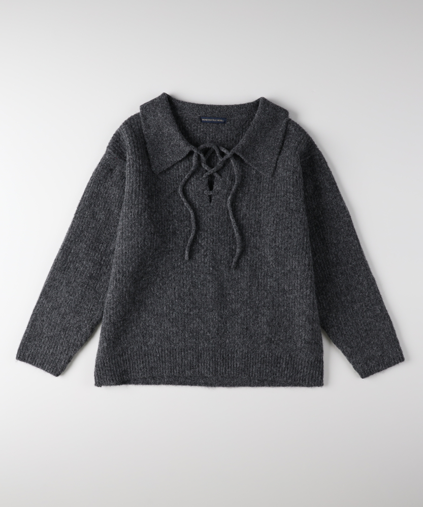 <カートにて10％off：WEB限定/12/8まで>メランジスキッパーセーター