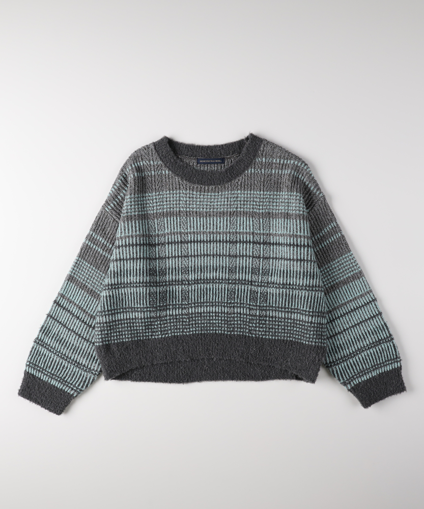 Dime グラデーションセーター Mサイズ ニッセン トップス オーバーサイズ シャギーグラデーション