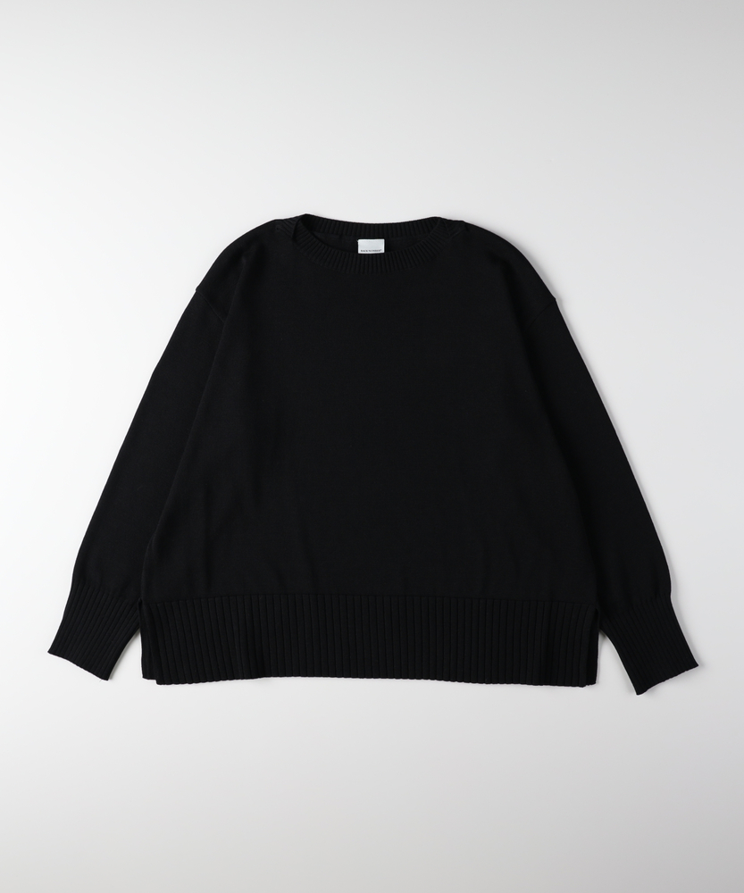 <カートにて10％off：WEB限定/12/8まで>「日本製」ニットボートネックセーター