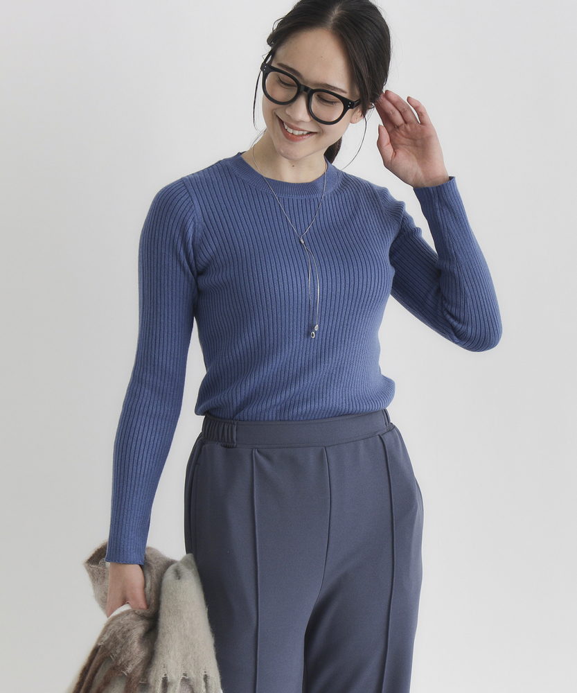 <カートにて10％off：WEB限定/12/8まで>もちもちハイネックセーター