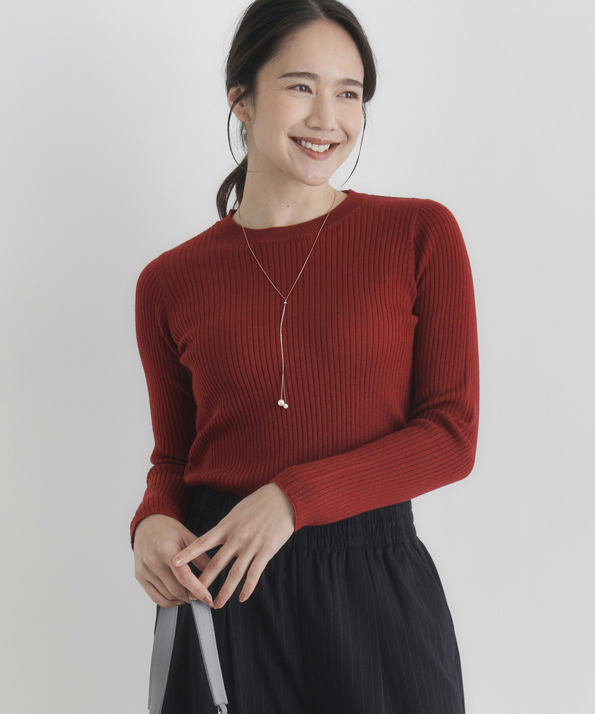 <カートにて10％off：WEB限定/12/8まで>もちもちハイネックセーター