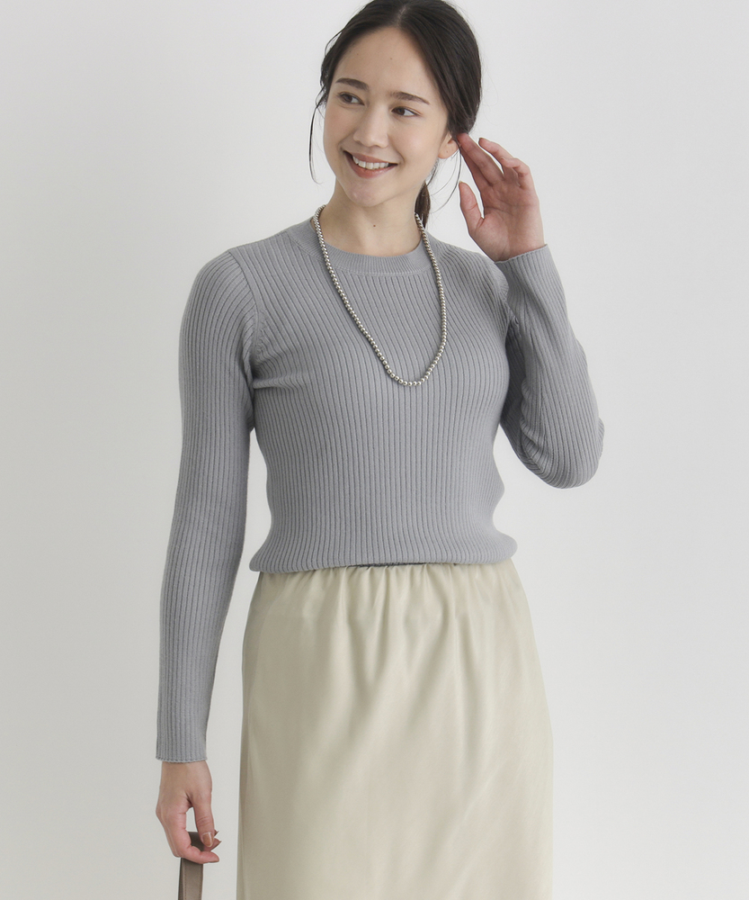 <カートにて10％off：WEB限定/12/8まで>もちもちハイネックセーター