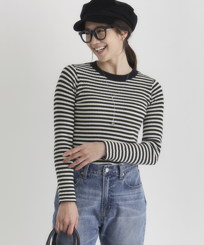 <カートにて10％off：WEB限定/12/8まで>もちもちハイネックセーター