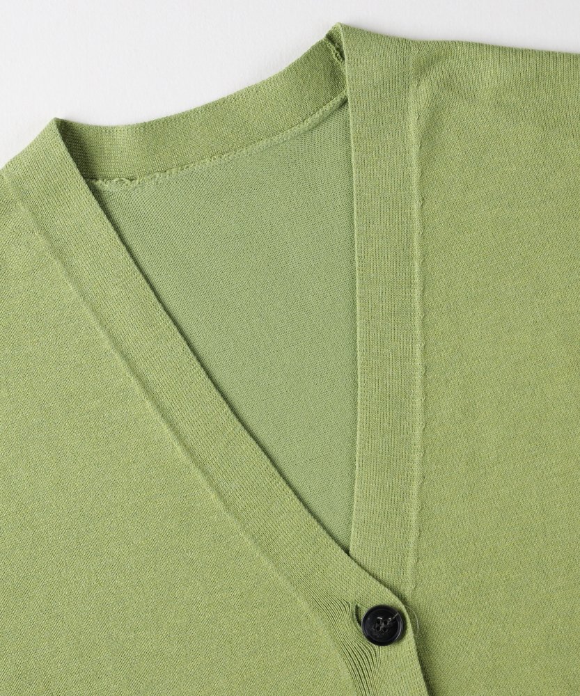 Vネックニットカーディガン(S ライトベージュ): トップス｜Right