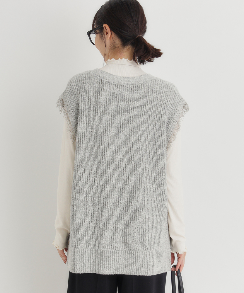 【超希少/交渉可】70s レザー ベージュ フリンジ ベスト セール】スエード調 フリンジベスト（ベスト）｜FREAK'S STORE