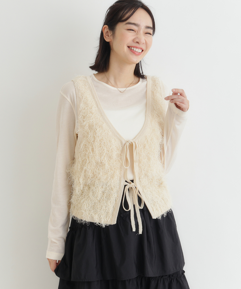 2WAYフリンジベスト