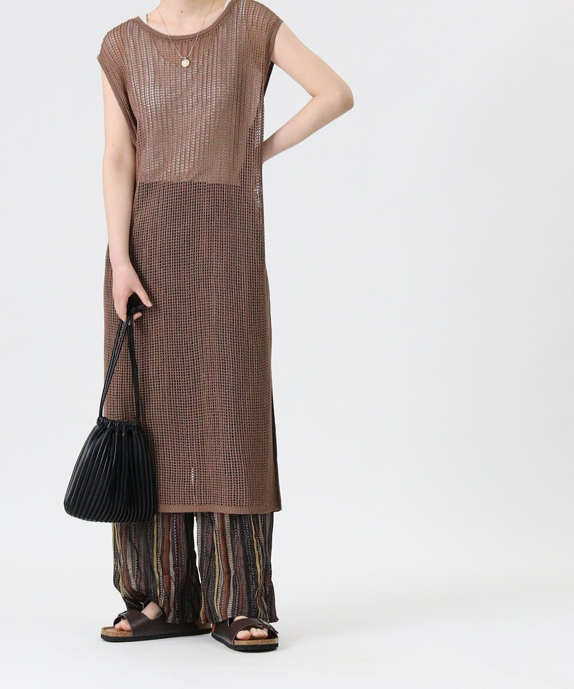 メッシュ編みワンピースレイヤード ジーンズセレクトショップ ライトオン