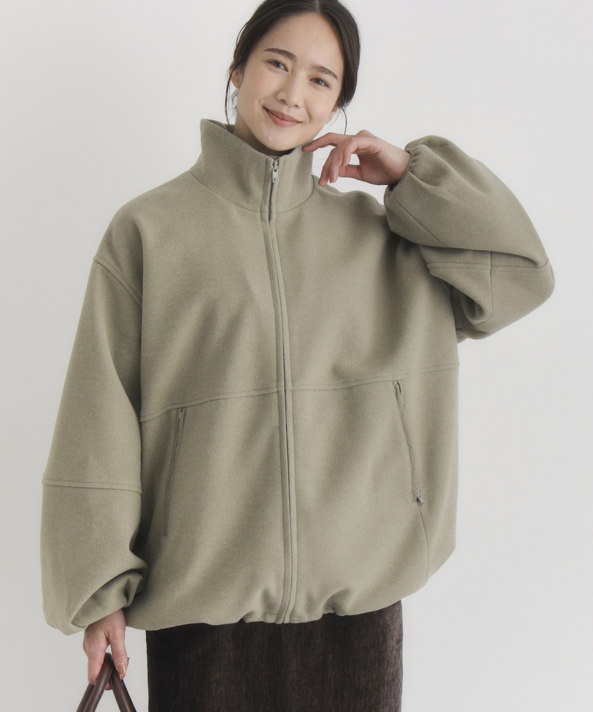 スタンドネックZIPブルゾン(M オリーブ): ジャケット/アウター｜Right