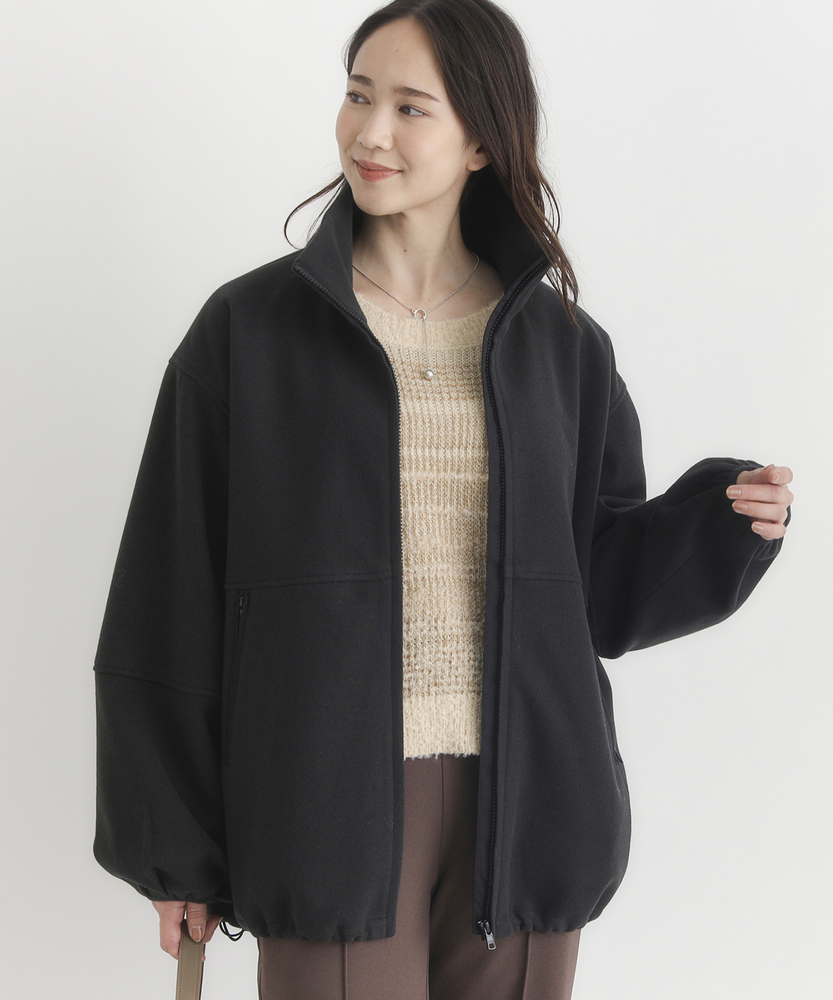 スタンドネックZIPブルゾン(M オリーブ): ジャケット/アウター｜Right