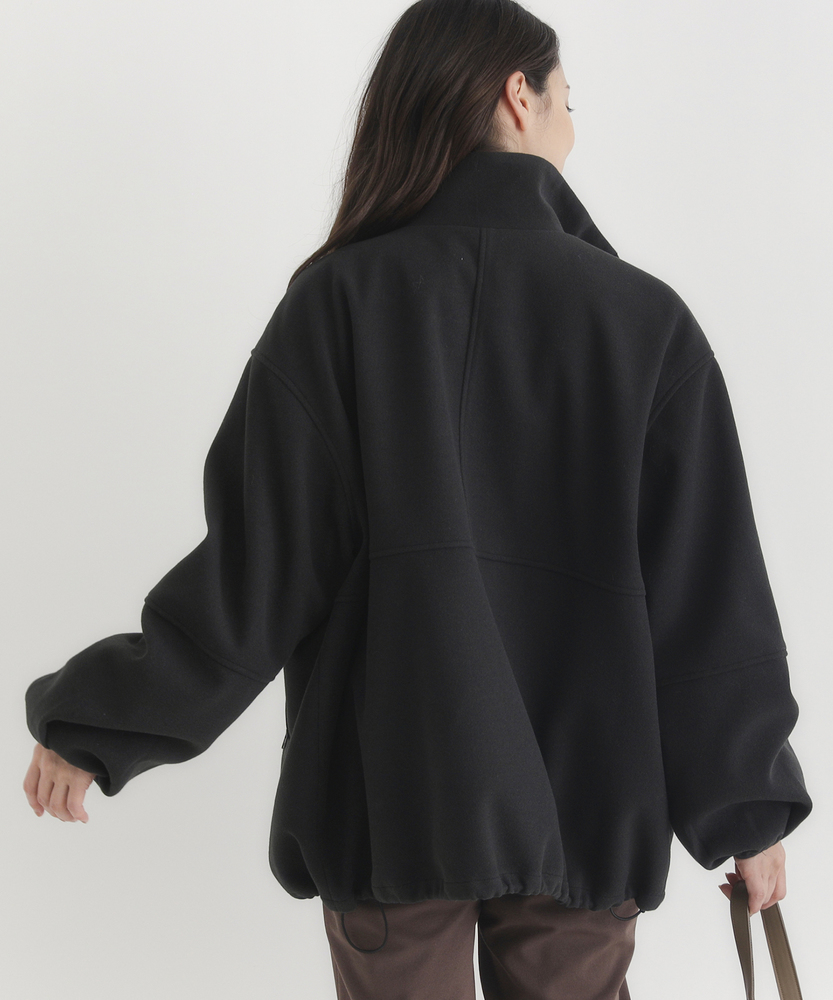 スタンドネックZIPブルゾン(M ダークグレー): ジャケット/アウター