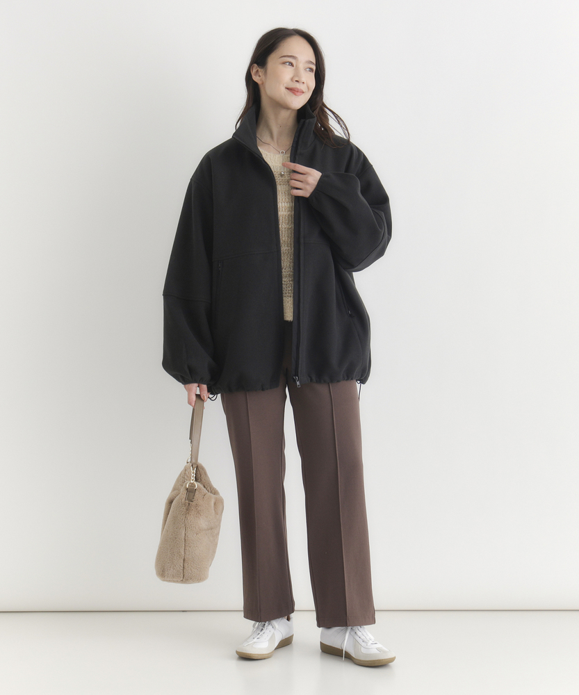 スタンドネックZIPブルゾン(M ダークグレー): ジャケット/アウター