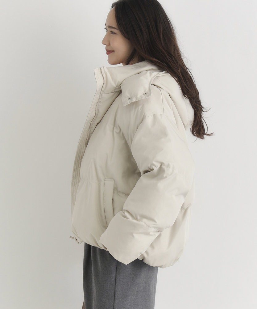 店舗で人気】「2WAY」中綿ショートジャケット(S ブラック): ジャケット