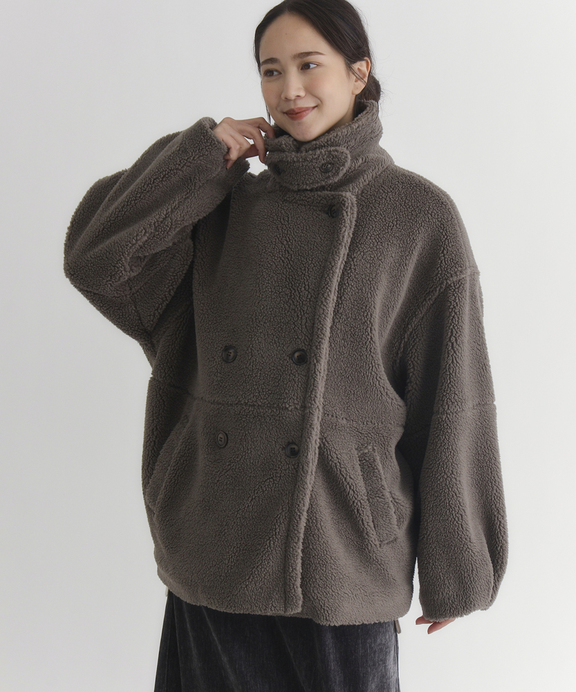 ボアジャケット(M ブラウン): ジャケット/アウター｜Right-on公式