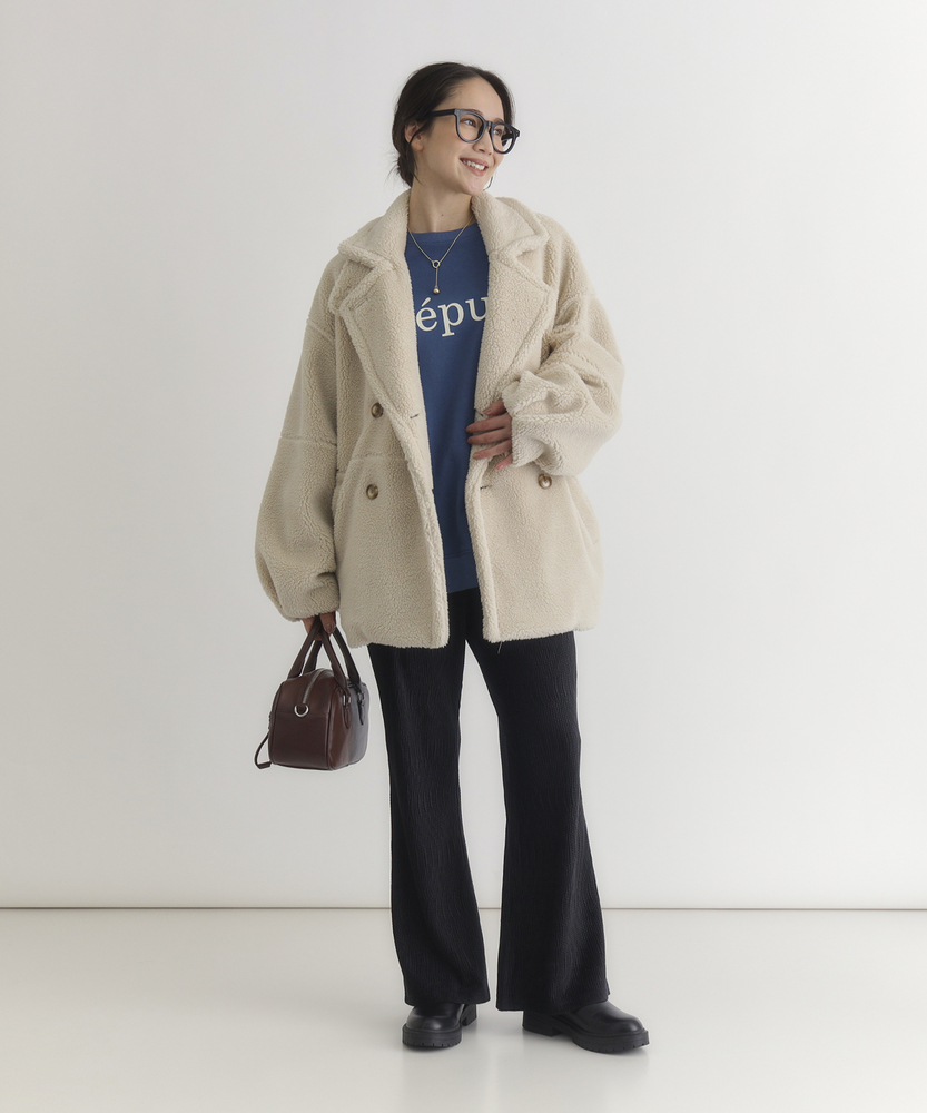 ボアジャケット(M ブラウン): ジャケット/アウター｜Right-on公式