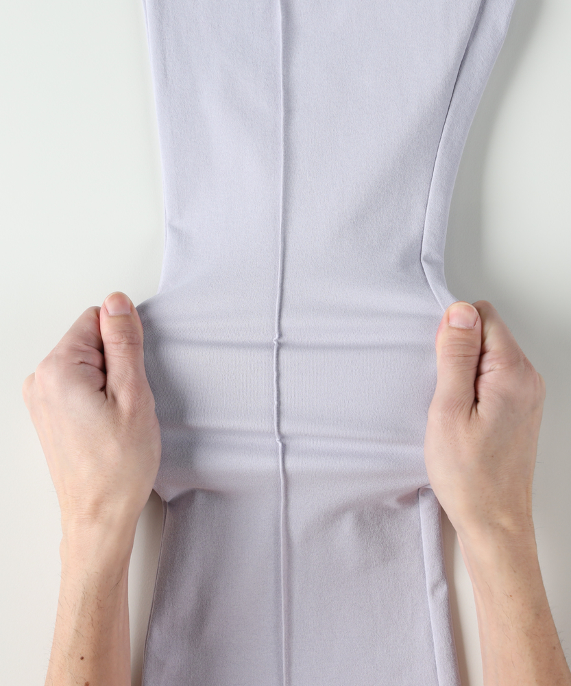 ストレッチサイドスリットフレアパンツ(110 ブラック): ボトムス