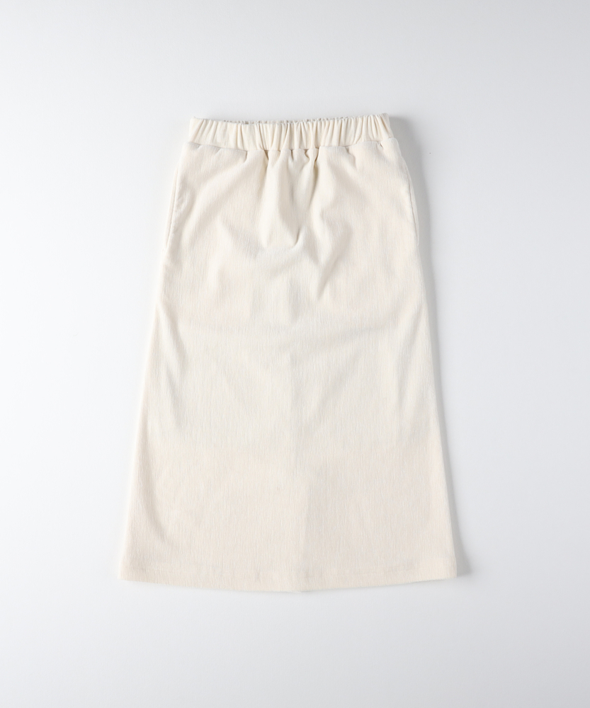 【親子でお揃い】シェニール織りIラインスカート