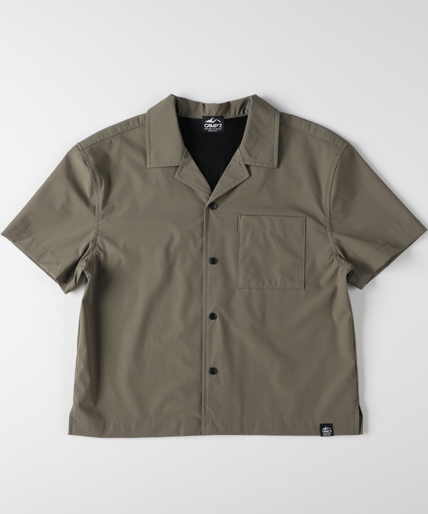 【PLAY PROOF】ベンチレーションオープンシャツ/セットアップ対応（接触冷感/耐久撥水/耐摩耗/高ストレッチ）