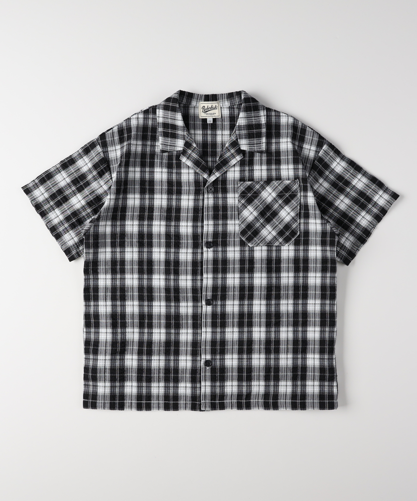 サッカー開襟半袖シャツ