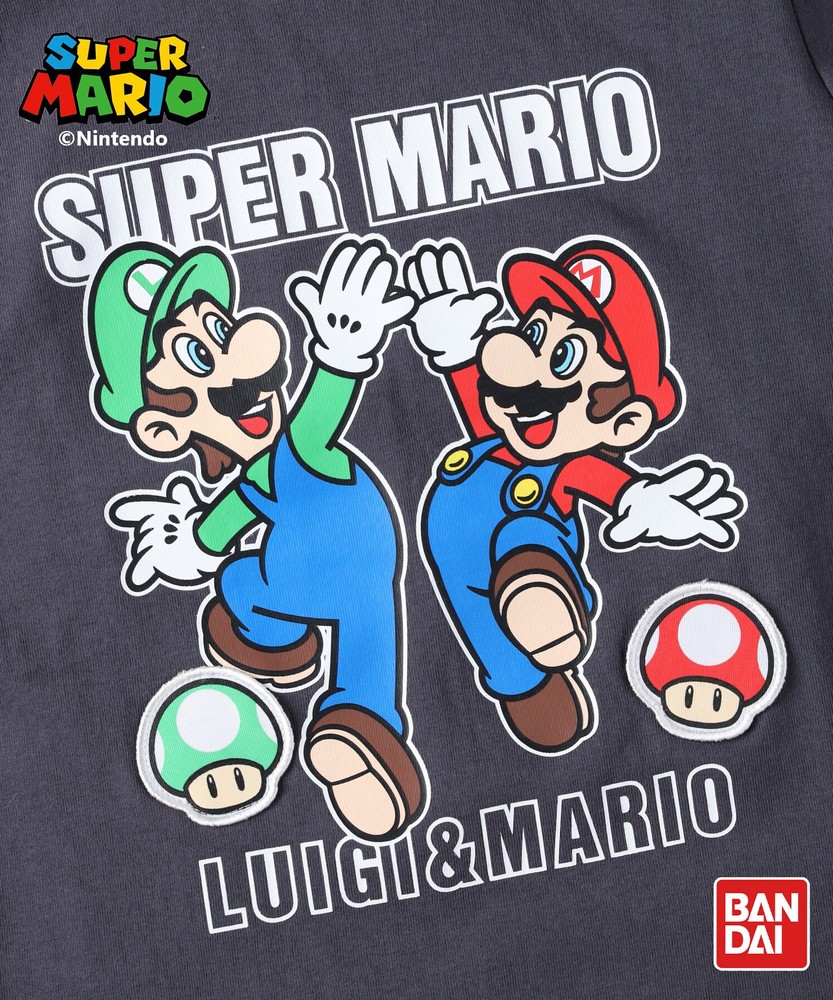 マリオキャラクターデザインｔシャツ ジーンズセレクトショップ ライトオン