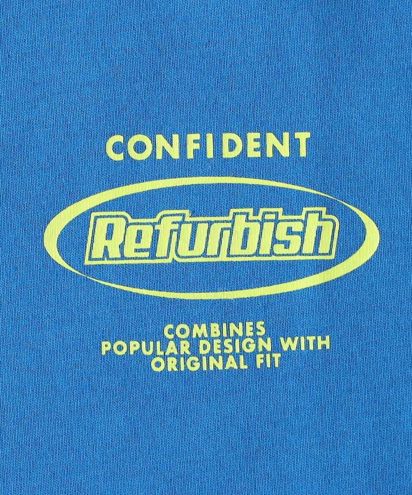 JSFバックプリント Tシャツ 青　XL JSFバックプリント Tシャツ 青 XL