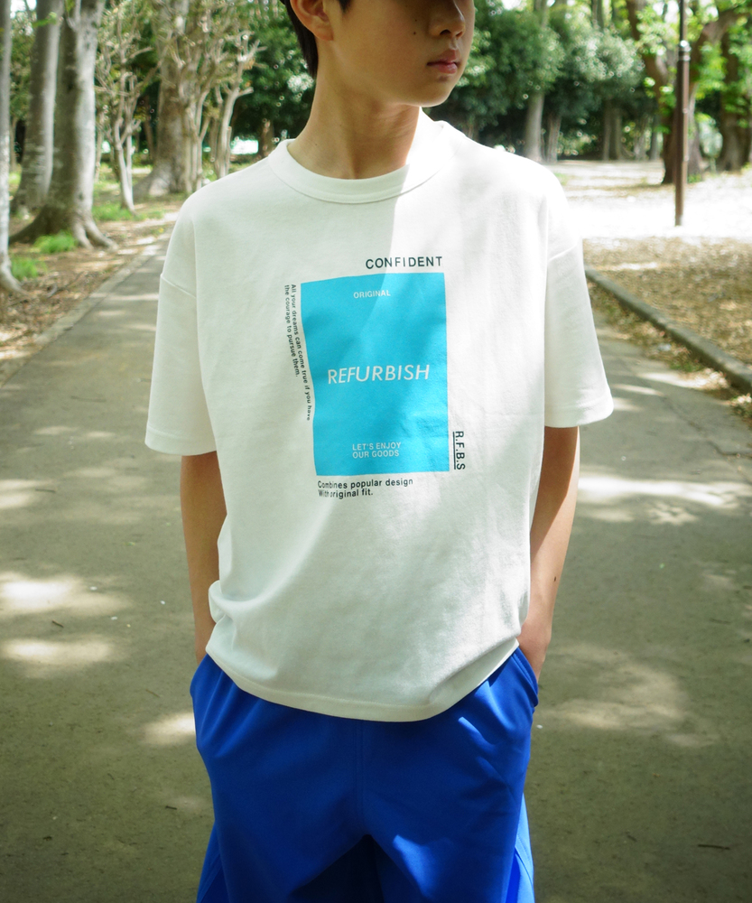 フロントプリント半袖Ｔシャツ