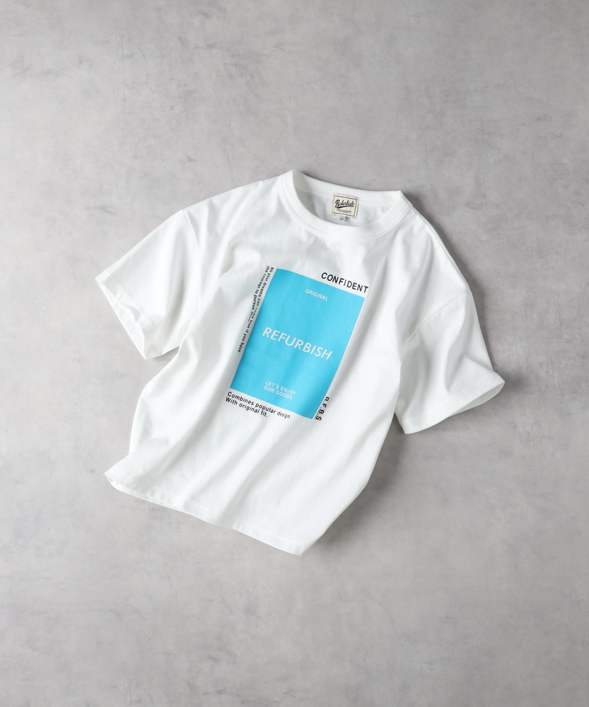 フロントプリント半袖Tシャツ(130 ホワイト): トップス｜Right-on公式  