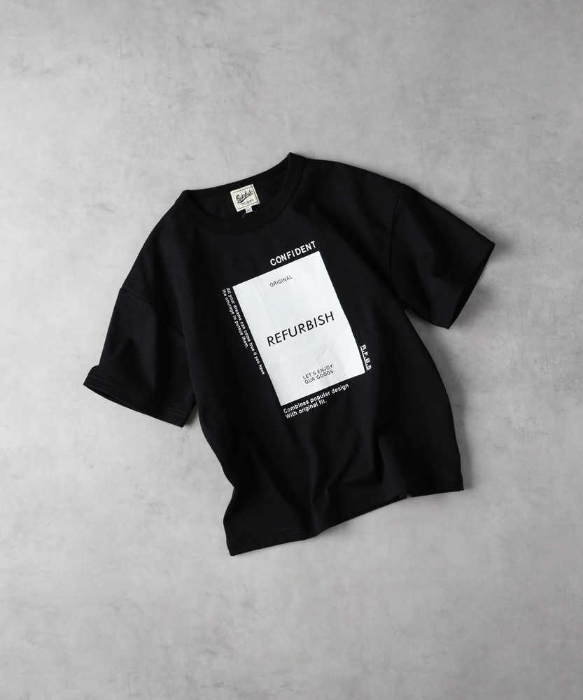 フロントプリント半袖Ｔシャツ