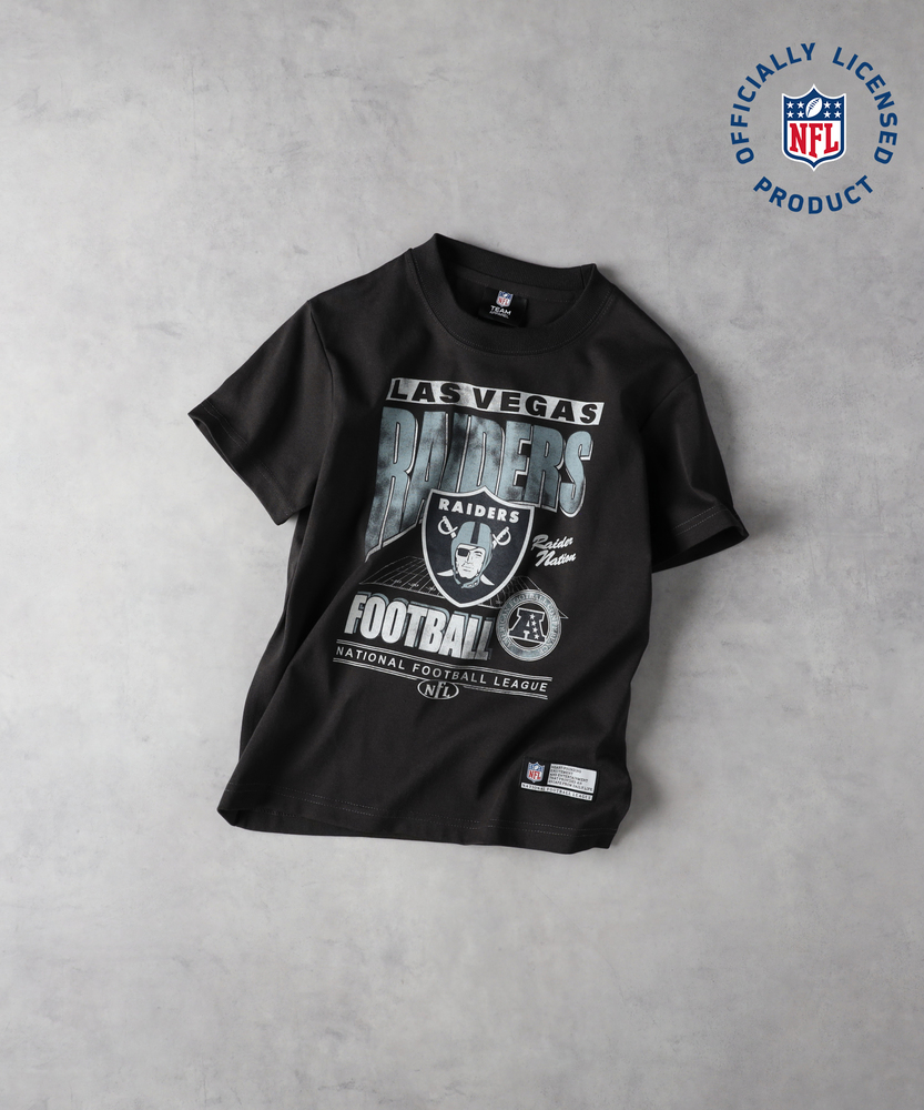 NFL】ラスベガス・レイダースプリントTシャツ(130 ダークグレー