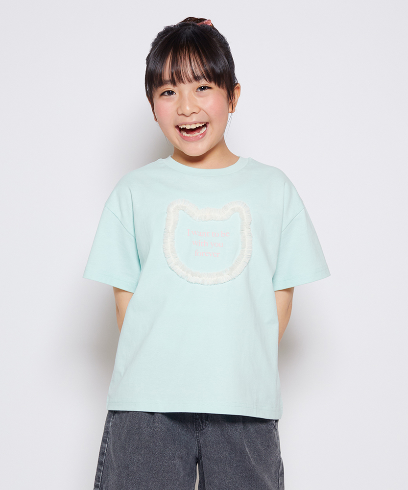 【3月中旬発売予定】チュールデザインTシャツ