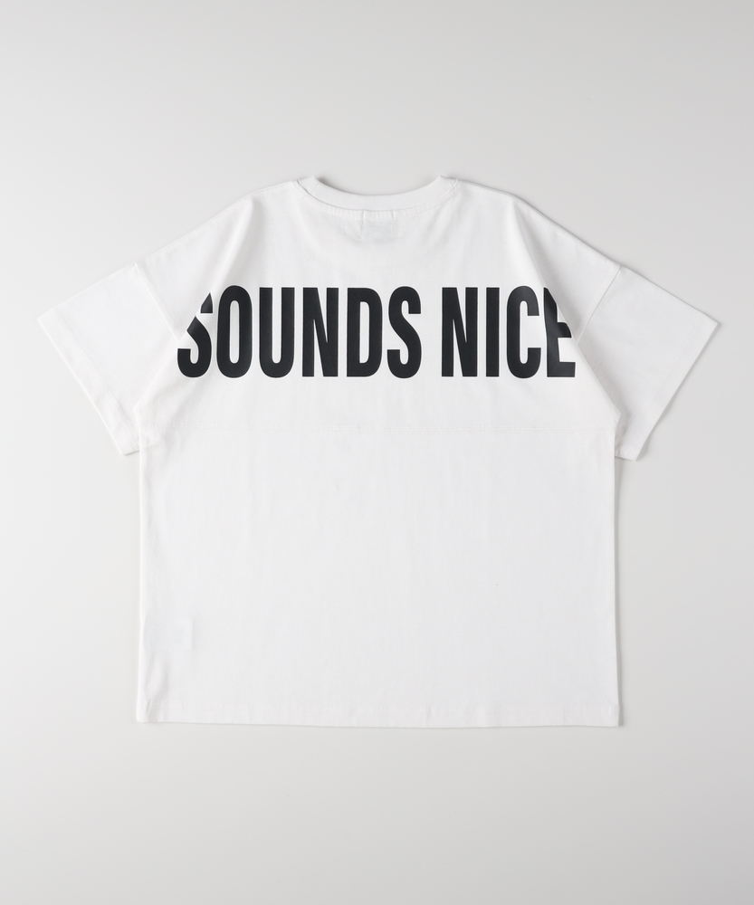 バックプリントフットボール切り替えTシャツ