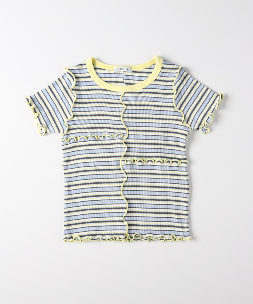 切替テレコTシャツ