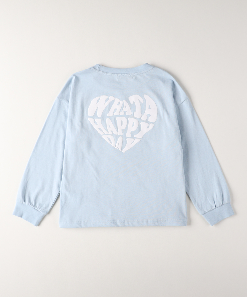 ロゴデザインロングスリーブTシャツ