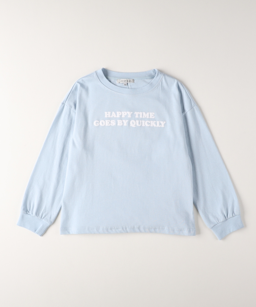 ロゴデザイン長袖Tシャツ/一部カラー9月下旬発売予定(110