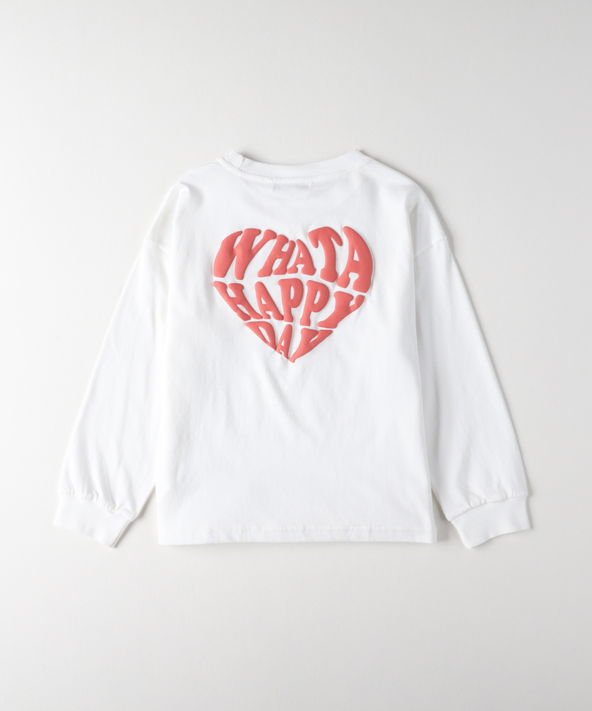 ロゴデザイン長袖Tシャツ/一部カラー9月下旬発売予定(110