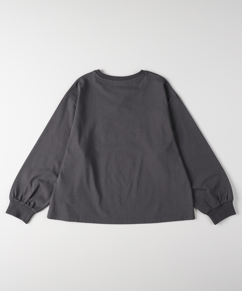 モチーフロゴプリント長袖Tシャツ(110 サックス): トップス｜Right-on