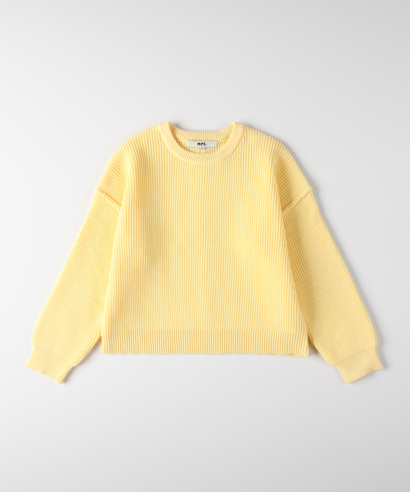 <カートにて10％off：WEB限定/12/8まで>畦編みセーター