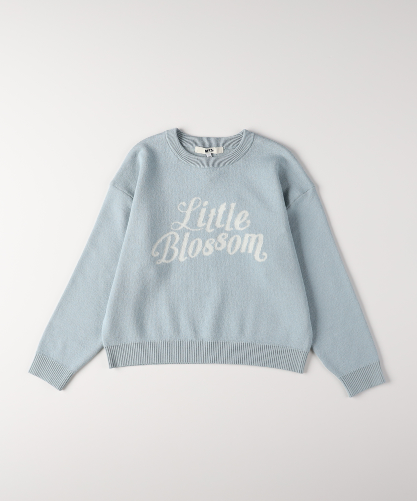 ジャガードロゴセーター(110 サックス): トップス｜Right-on公式