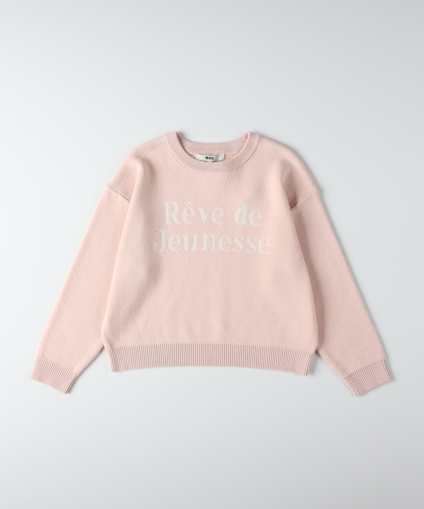 ジャガードロゴセーター(110 サックス): トップス｜Right-on公式