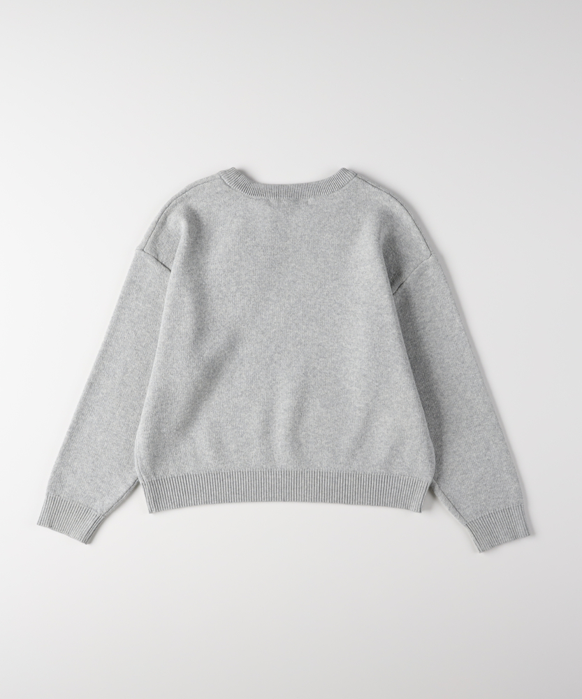 ジャガードロゴセーター(110 サックス): トップス｜Right-on公式