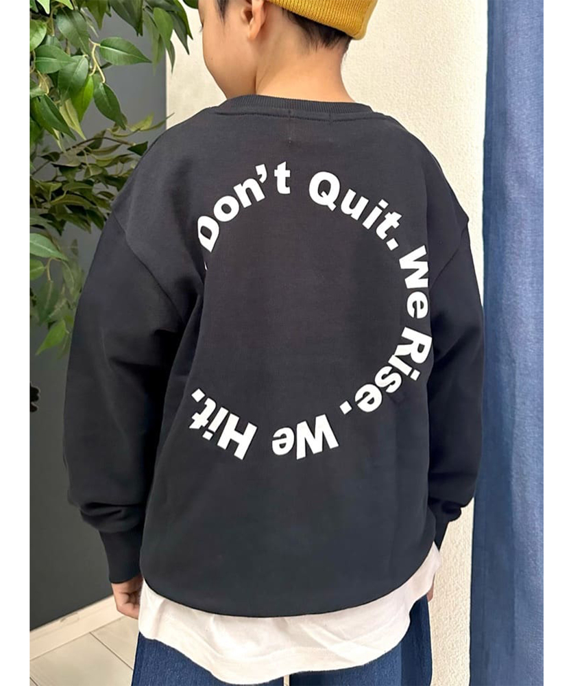 <カートにて10％off：WEB限定/12/8まで>プリントスウェットプルオーバー