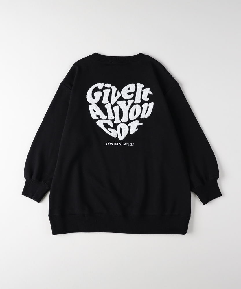 オンライン限定LOVE YOU CREW SWEATSHIRTスウェットフレア オンライン限定LOVE YOU CREW SWEATSHIRTスウェットフレア 楽天市場