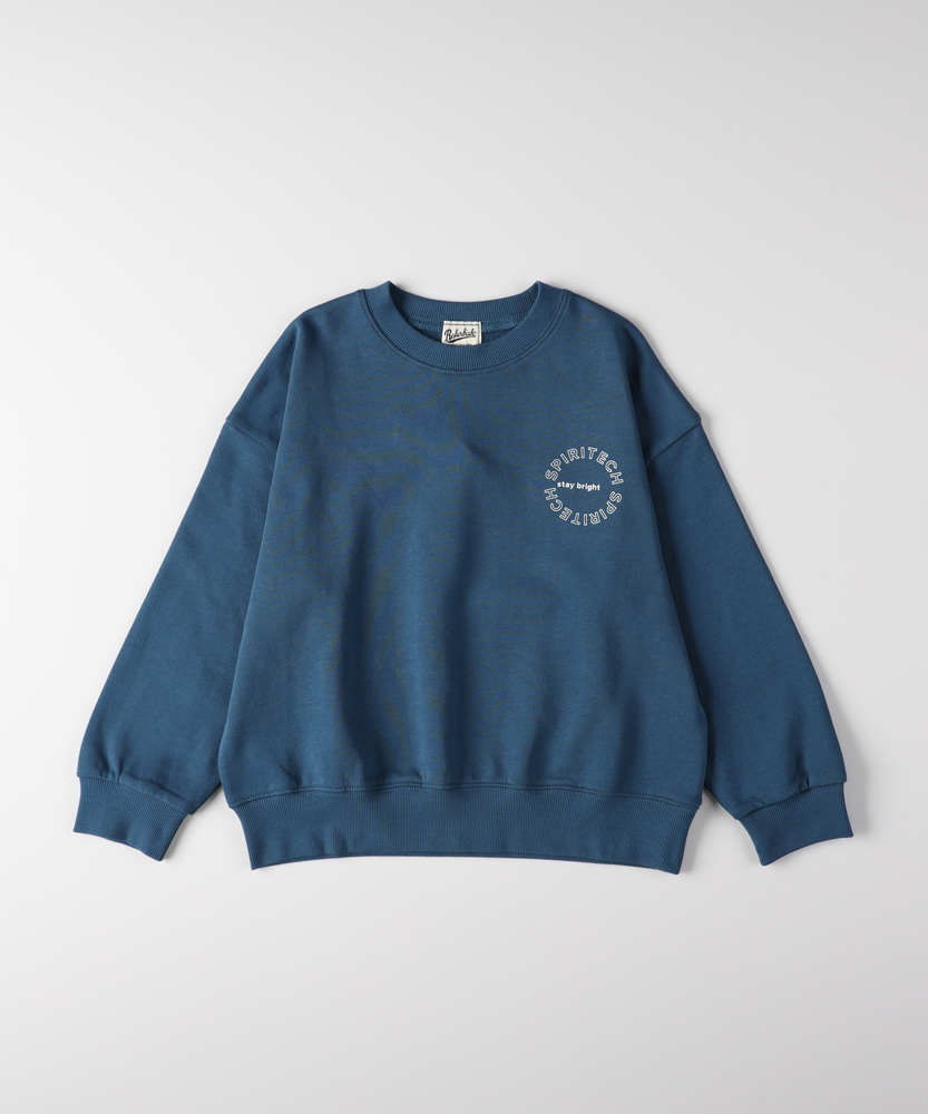 フロントロゴスウェットプルオーバー(110 ブルー): トップス