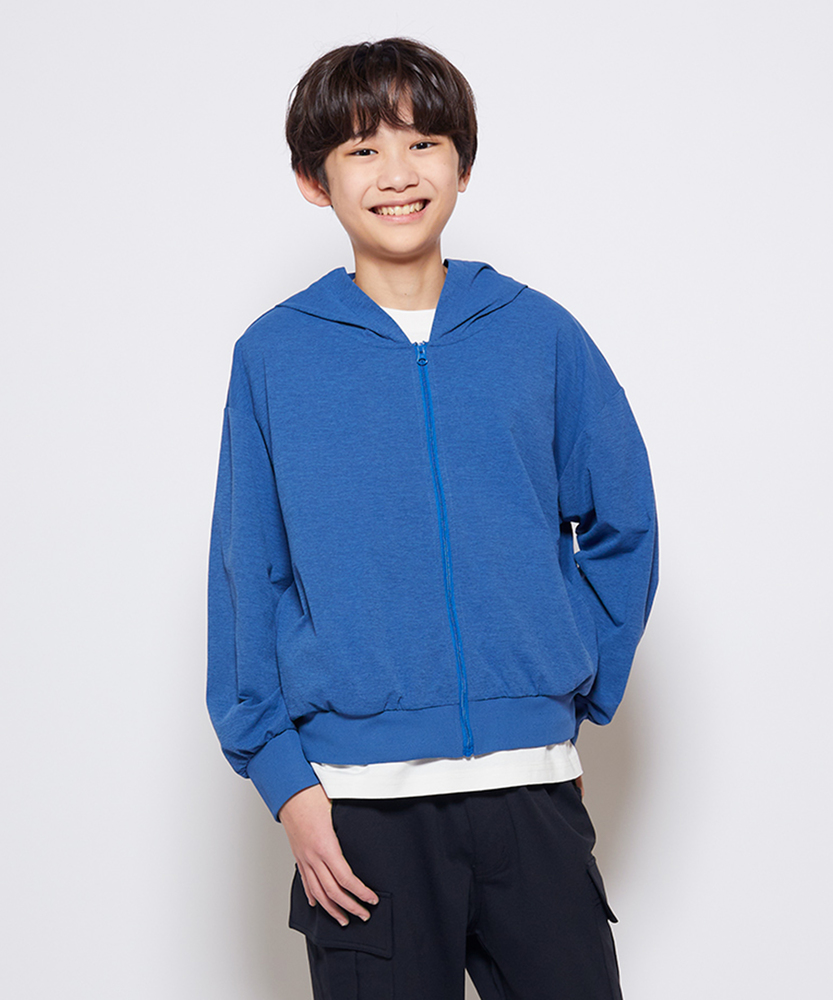 ストレッチUVカットジップパーカー