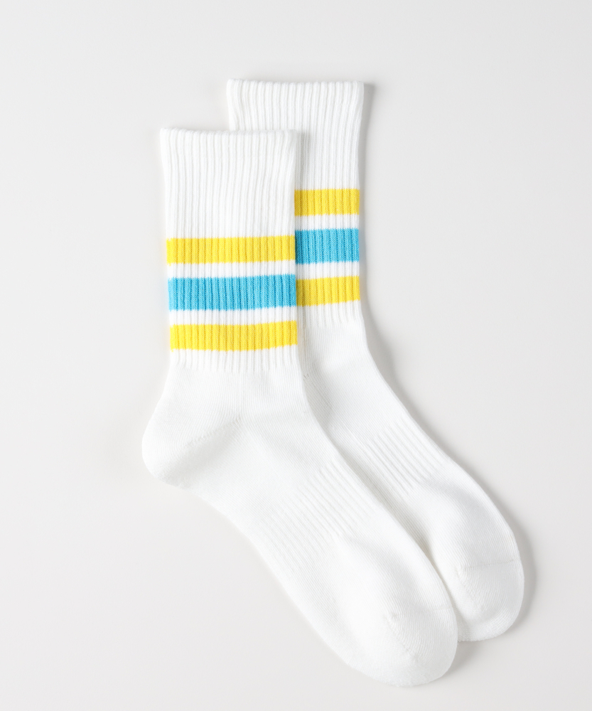 ラインリブハイクウォーターソックス(25-27 オレンジ): 靴下/アンダー