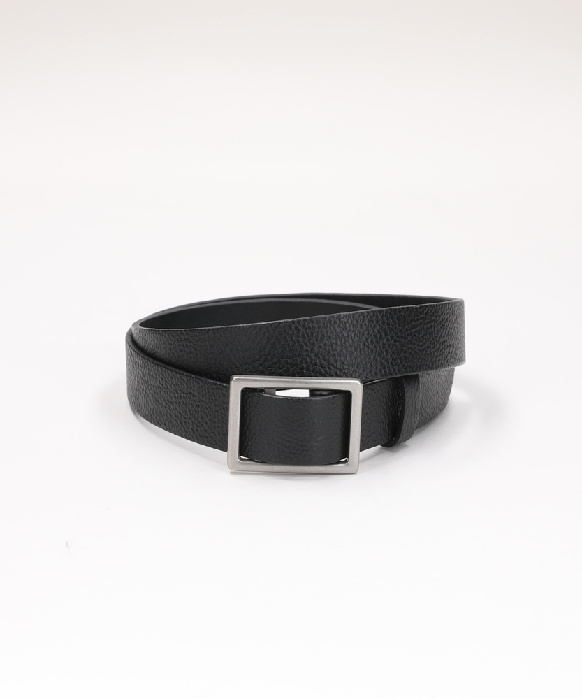 29mmレザーホールレスバックルベルト(ONE SIZE ブラウン